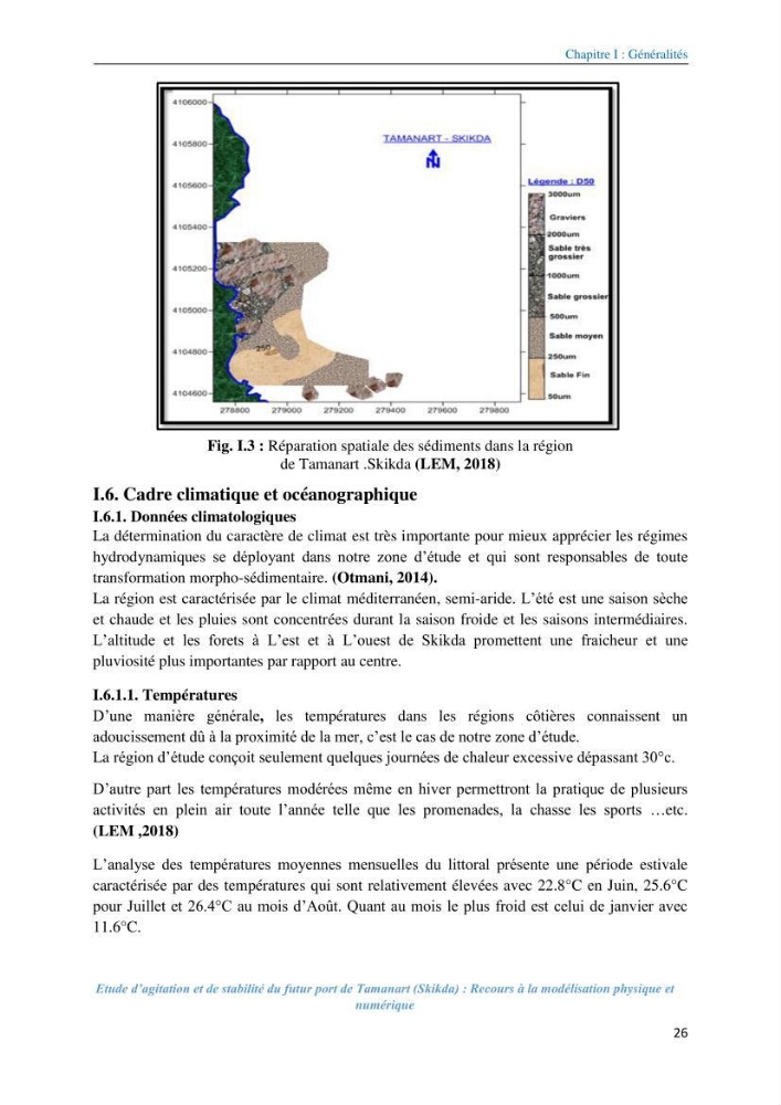 Etude d’agitation et de stabilité du futur port de Tamanart (Skikda): recours à la modélisation physique et numérique