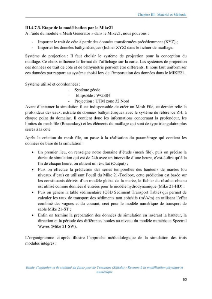 Etude d’agitation et de stabilité du futur port de Tamanart (Skikda): recours à la modélisation physique et numérique