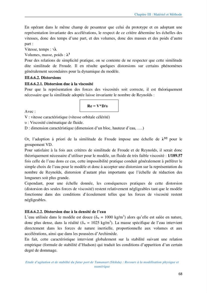 Etude d’agitation et de stabilité du futur port de Tamanart (Skikda): recours à la modélisation physique et numérique