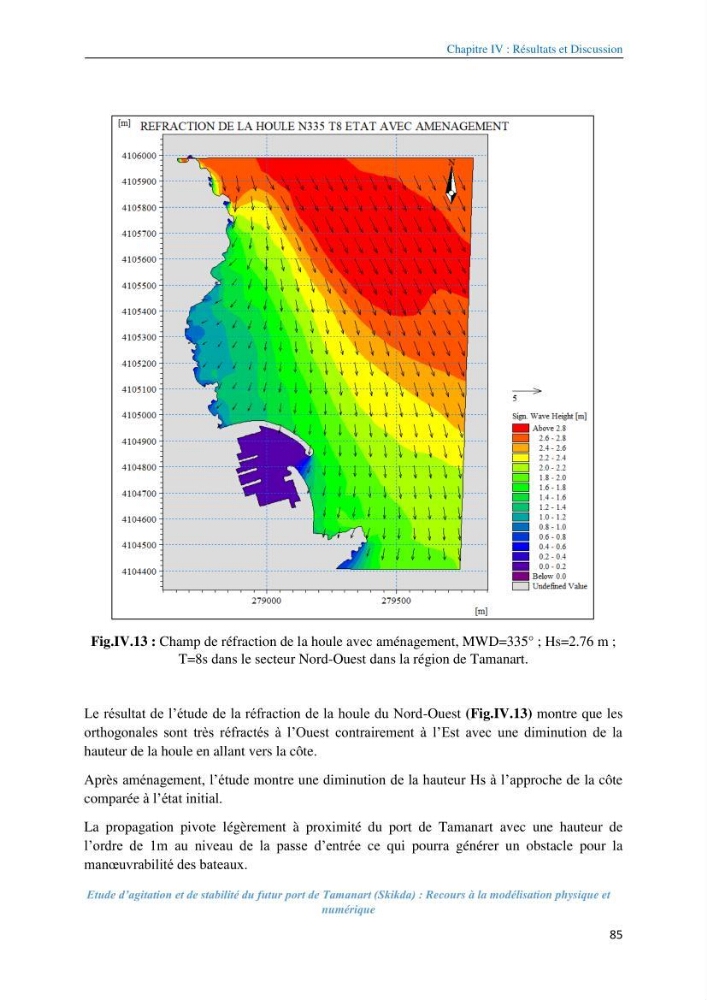 Etude d’agitation et de stabilité du futur port de Tamanart (Skikda): recours à la modélisation physique et numérique