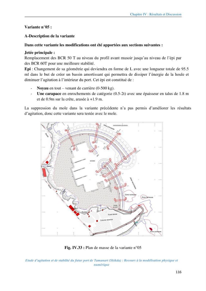 Etude d’agitation et de stabilité du futur port de Tamanart (Skikda): recours à la modélisation physique et numérique