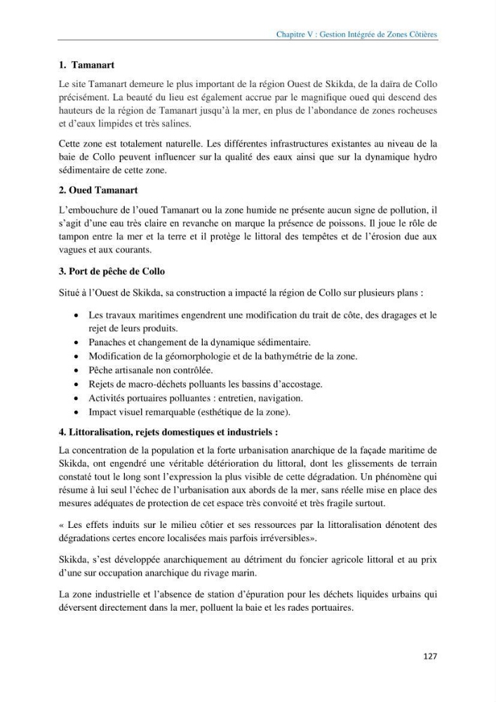 Etude d’agitation et de stabilité du futur port de Tamanart (Skikda): recours à la modélisation physique et numérique