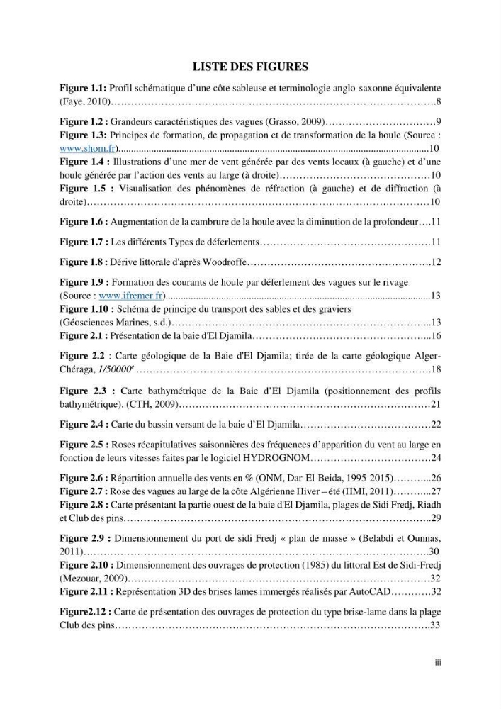 Influence des ouvrages portuaires et de protection sur l\'équilibre du littoral centre Algerien: