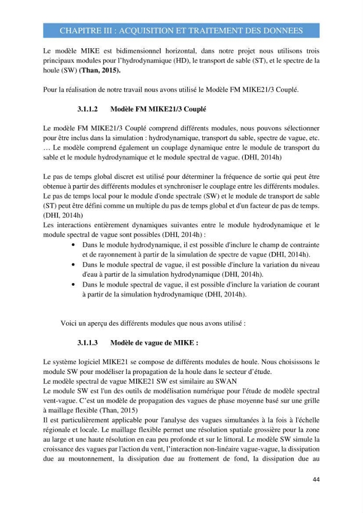 Influence des ouvrages portuaires et de protection sur l\'équilibre du littoral centre Algerien: