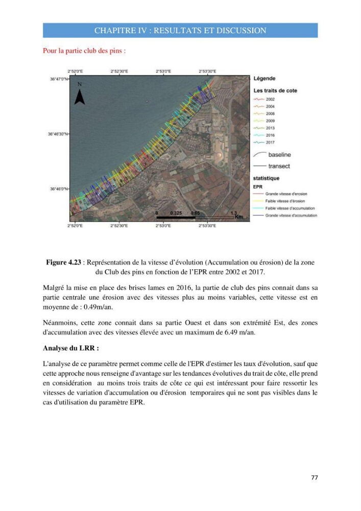 Influence des ouvrages portuaires et de protection sur l\'équilibre du littoral centre Algerien: