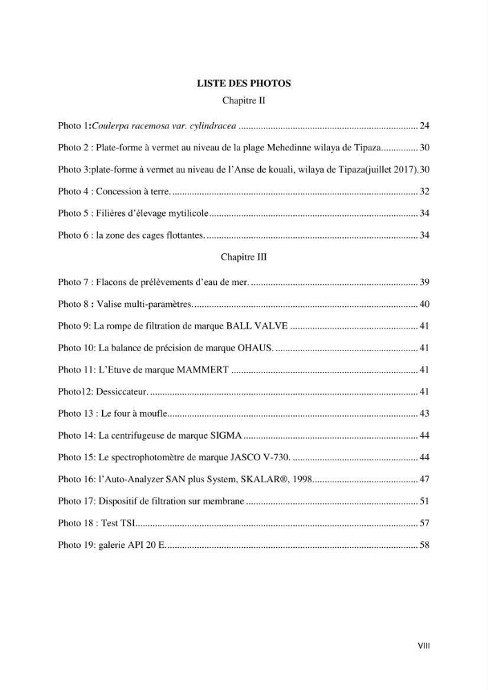 Caractérisation environnementale de la ferme d\'élevage de Daurade Sarl EAM : Ain tagourait Bouismail Tipaza