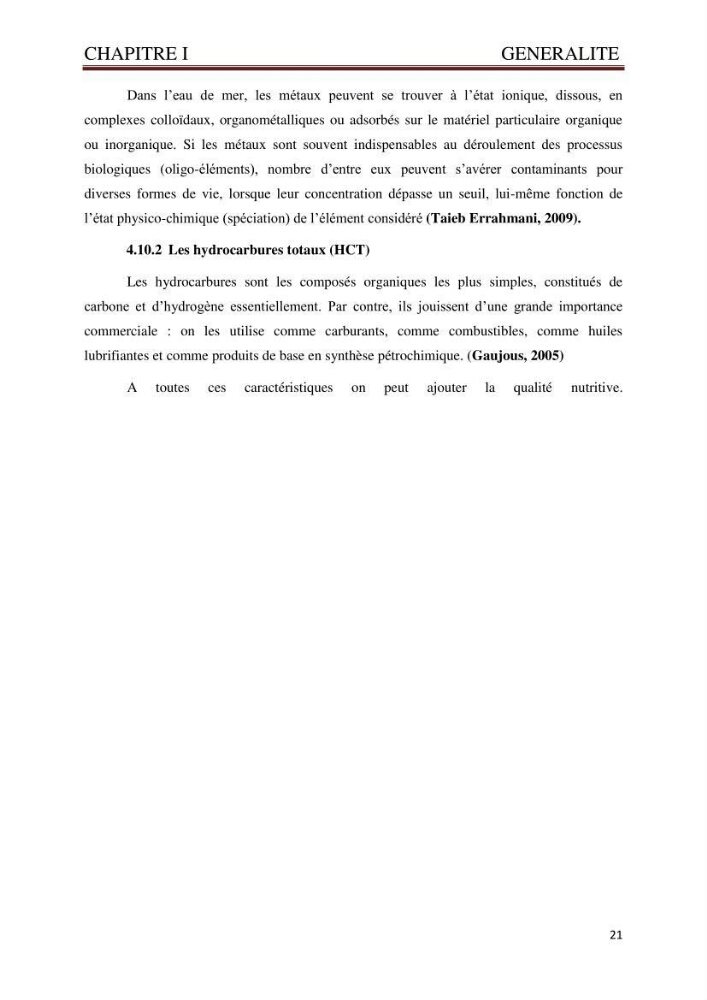 Caractérisation environnementale de la ferme d\'élevage de Daurade Sarl EAM : Ain tagourait Bouismail Tipaza