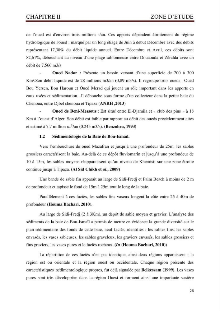 Caractérisation environnementale de la ferme d\'élevage de Daurade Sarl EAM : Ain tagourait Bouismail Tipaza