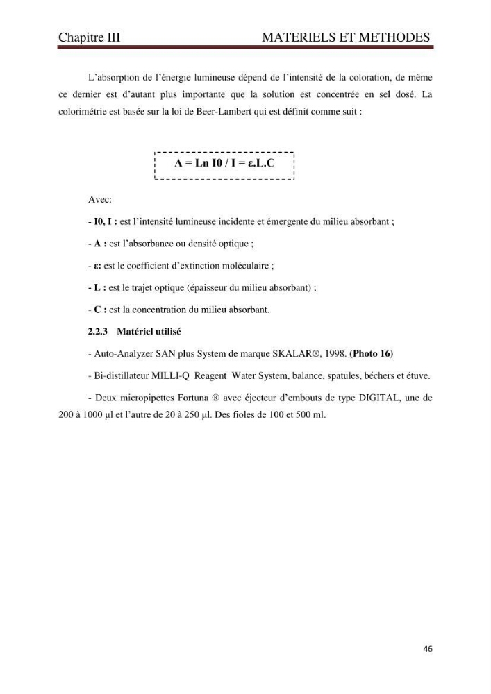 Caractérisation environnementale de la ferme d\'élevage de Daurade Sarl EAM : Ain tagourait Bouismail Tipaza