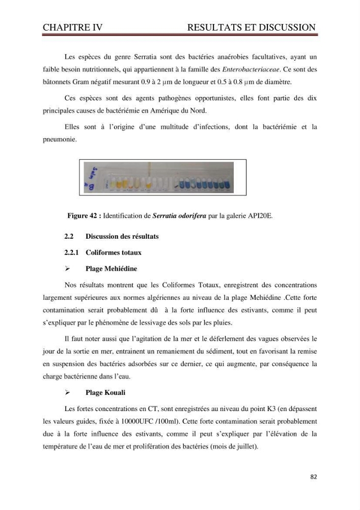 Caractérisation environnementale de la ferme d\'élevage de Daurade Sarl EAM : Ain tagourait Bouismail Tipaza