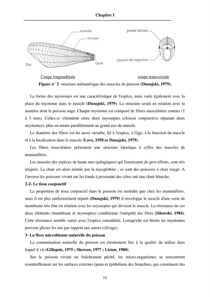 Evaluation de la qualité du poisson par méthodes physico-chimiques: