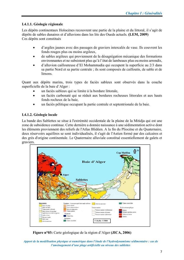 Apport de la modélisation physique et numérique dans l’étude de l’hydrodynamisme sédimentaire