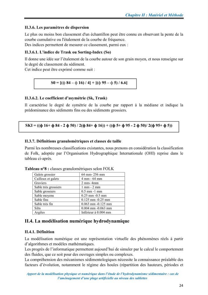Apport de la modélisation physique et numérique dans l’étude de l’hydrodynamisme sédimentaire