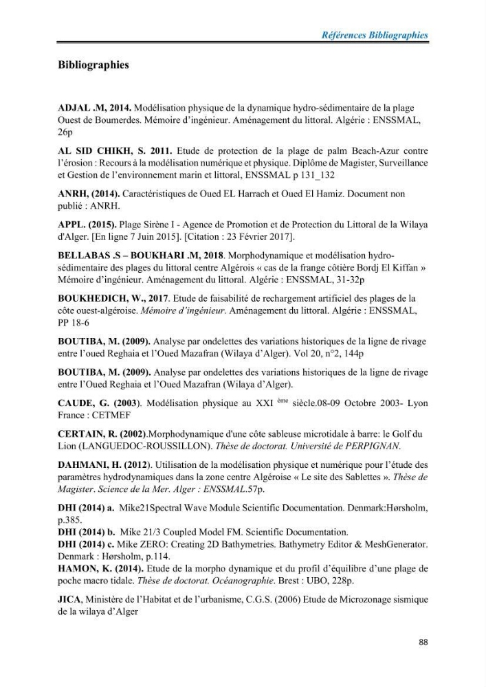 Apport de la modélisation physique et numérique dans l’étude de l’hydrodynamisme sédimentaire