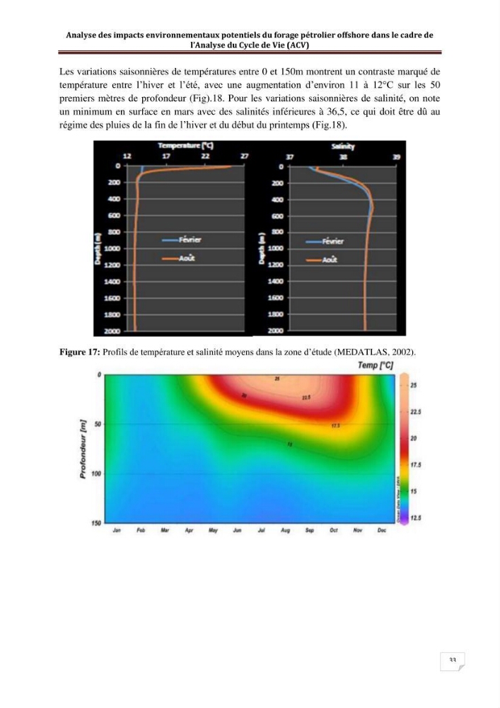 Analyse des impacts environnementaux potentiels du forage pétrolier offshore dans le cadre de l’Analyse du Cycle de Vie (ACV)