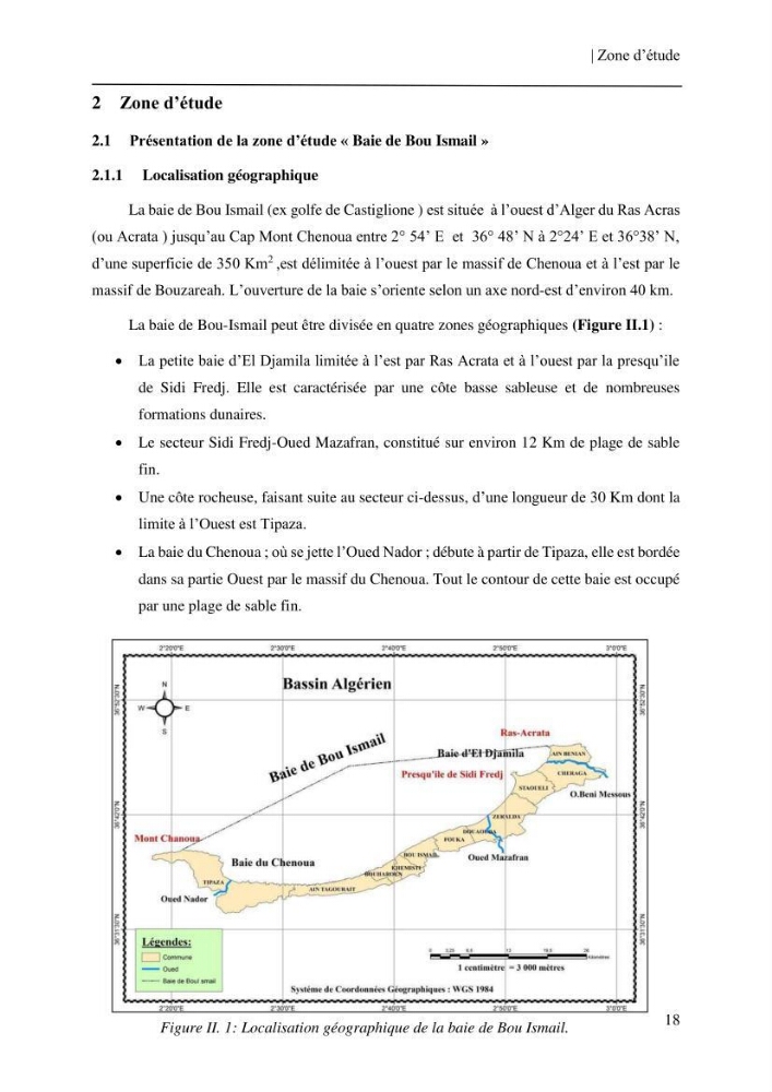 Etude et suivi des paramètres physico-chimiques et sels nutritifs dans les eaux côtières de la baie de Bou-Ismail