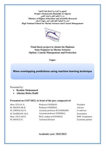 Wave overtopping predictions using machine learning technique Wave overtopping predictions using machine learning technique