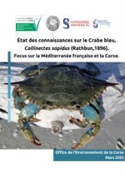 Etat des connaissances sur le Crabe bleu, Callinectes sapidus (Rathbun, 1896)