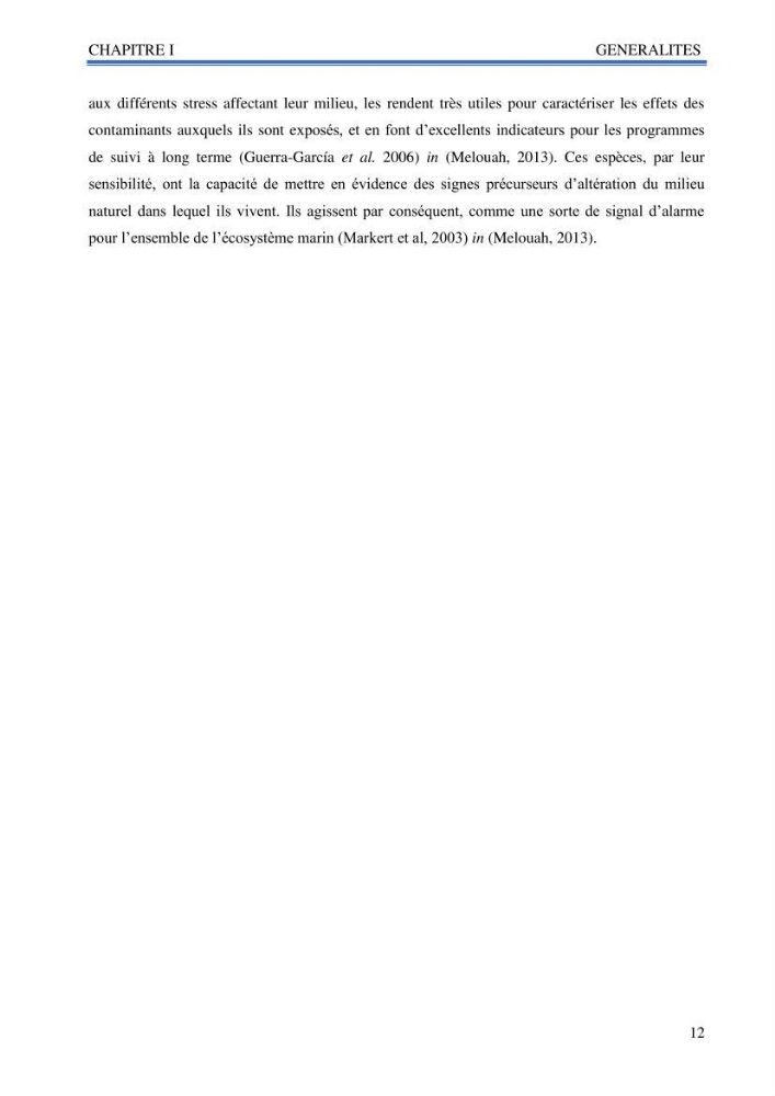 Inventaire des mollusques de la côte Algérienne: