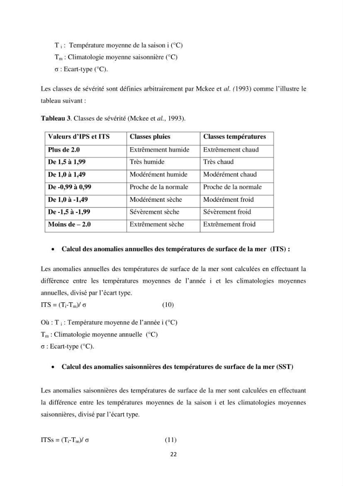 Etude des variabilités climatiques sur la côte Algerienne