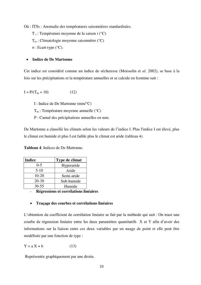 Etude des variabilités climatiques sur la côte Algerienne