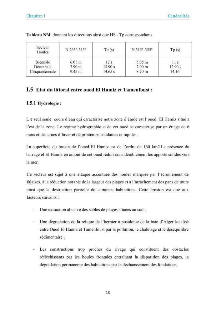 Proposition d\'aménagements du port de Tamentfoust
