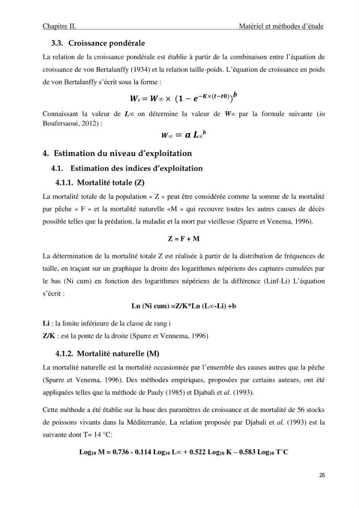 Contribution à l\'étude de la croissance et de l\'exploitation du genre Chelidonichthys ( Actinopteri, Triglidae) dans la côte Algérienne: