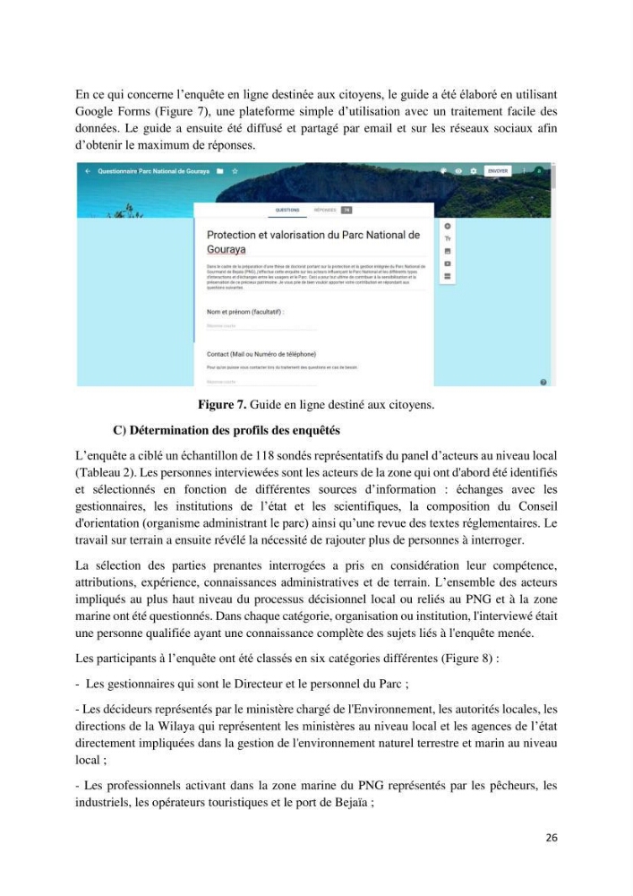 La gestion intégrée des parcs naturels côtiers: Cas du Parc National de Gouraya (PNC)? Bejaia