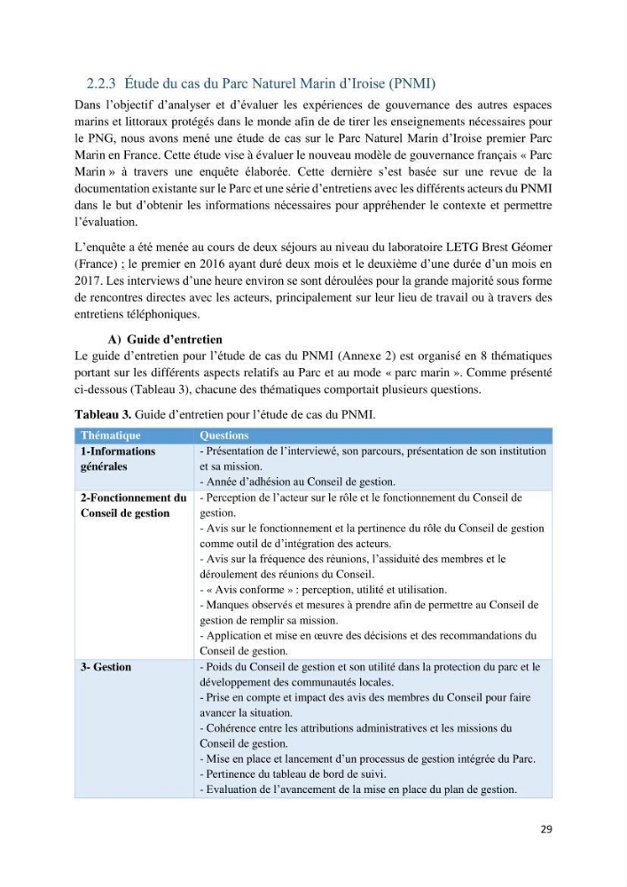 La gestion intégrée des parcs naturels côtiers: Cas du Parc National de Gouraya (PNC)? Bejaia