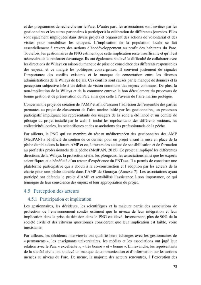 La gestion intégrée des parcs naturels côtiers: Cas du Parc National de Gouraya (PNC)? Bejaia