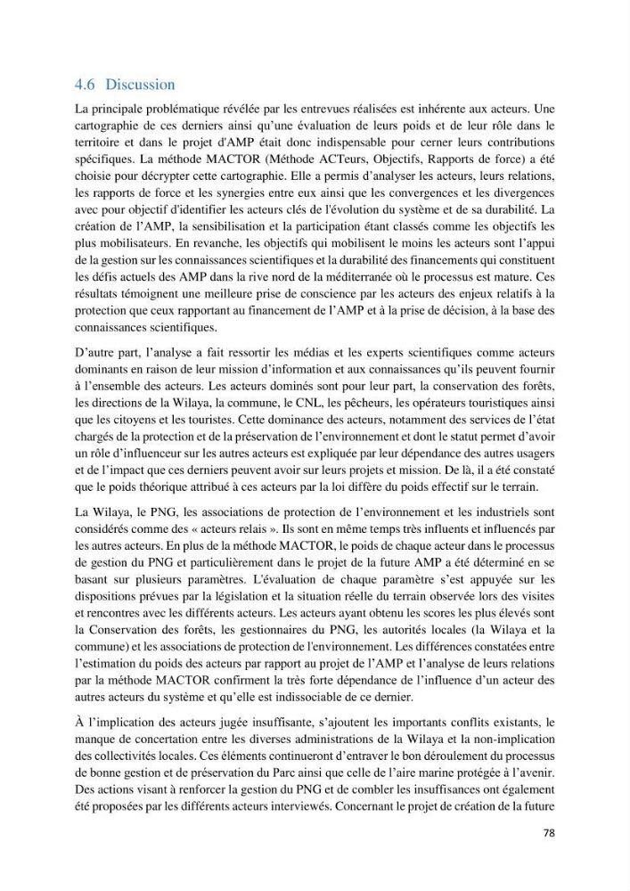 La gestion intégrée des parcs naturels côtiers: Cas du Parc National de Gouraya (PNC)? Bejaia