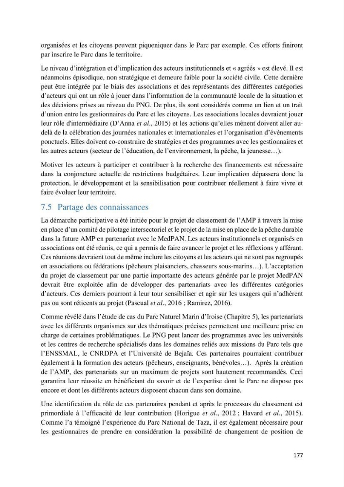 La gestion intégrée des parcs naturels côtiers: Cas du Parc National de Gouraya (PNC)? Bejaia
