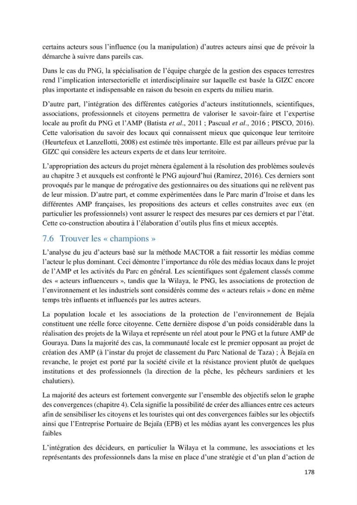 La gestion intégrée des parcs naturels côtiers: Cas du Parc National de Gouraya (PNC)? Bejaia