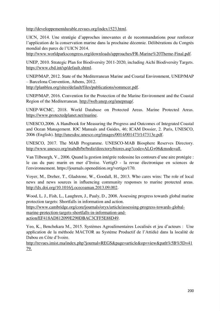 La gestion intégrée des parcs naturels côtiers: Cas du Parc National de Gouraya (PNC)? Bejaia