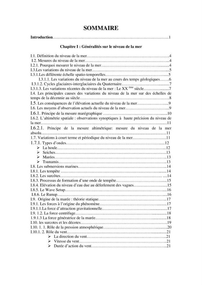 Contribution à la compréhension de la hausse Soudaine du Niveau de la mer