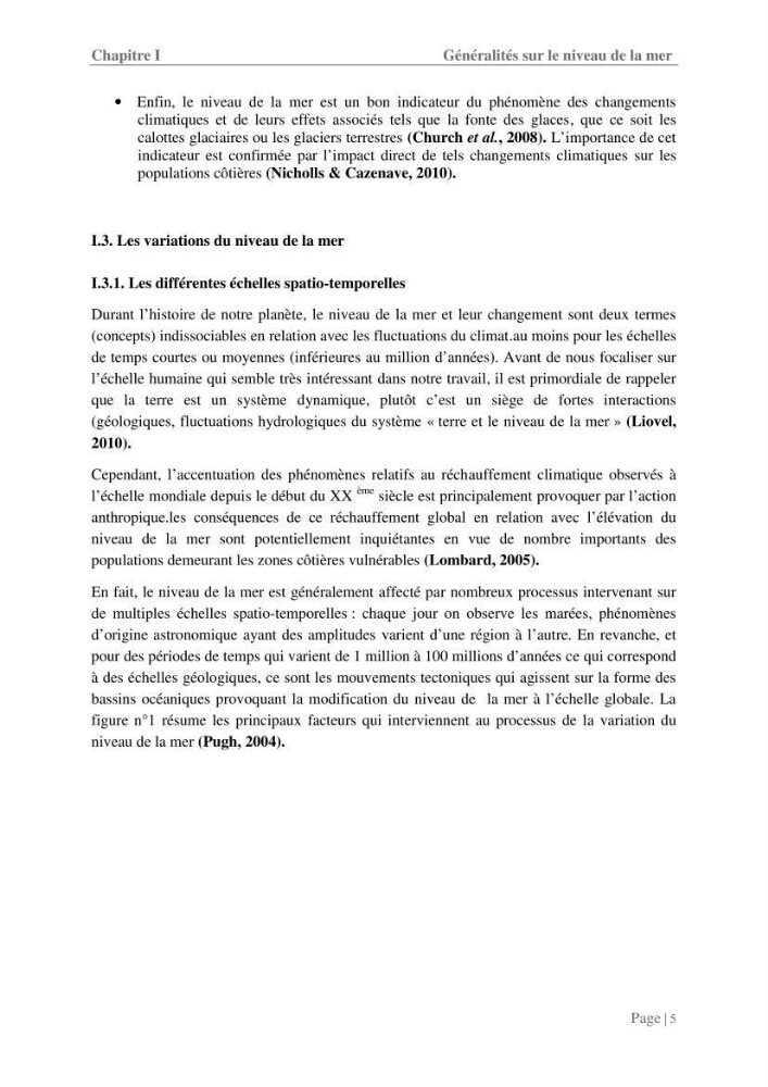 Contribution à la compréhension de la hausse Soudaine du Niveau de la mer