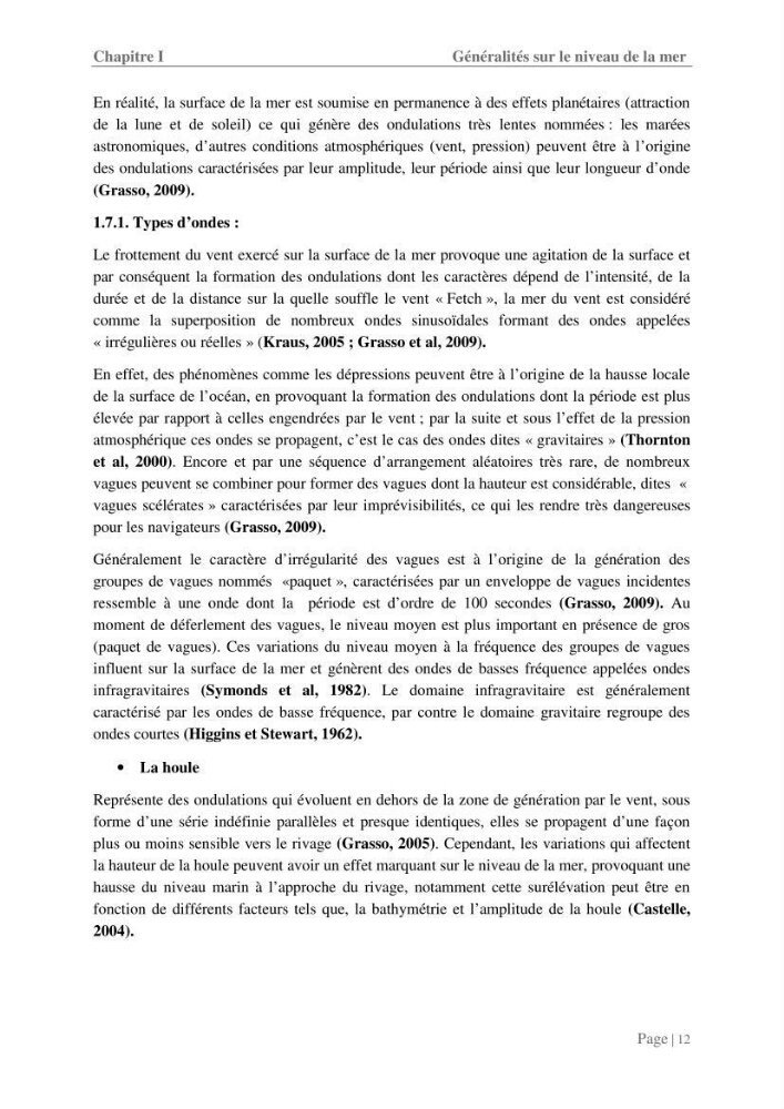 Contribution à la compréhension de la hausse Soudaine du Niveau de la mer
