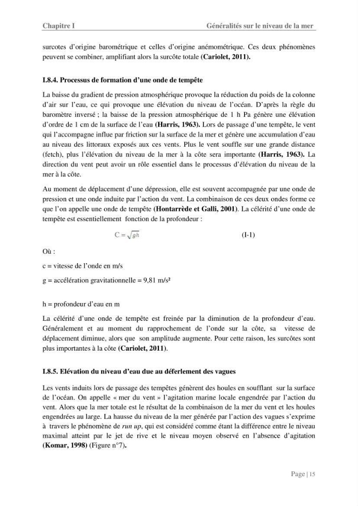 Contribution à la compréhension de la hausse Soudaine du Niveau de la mer