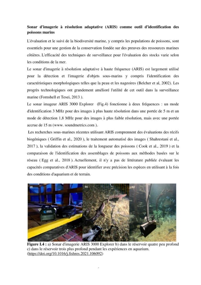 Contribution a la caractérisation systématique et morphologique des poissons :