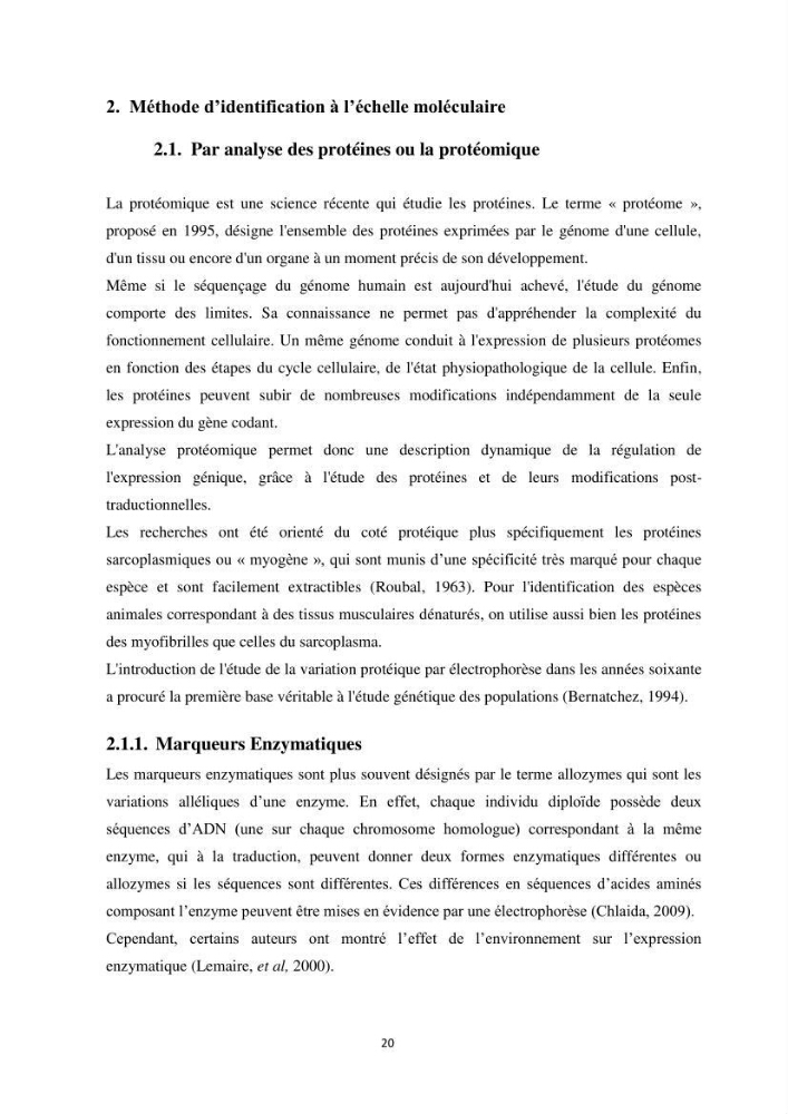 Contribution a la caractérisation systématique et morphologique des poissons :