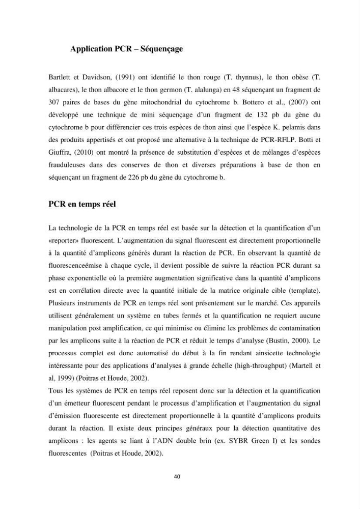 Contribution a la caractérisation systématique et morphologique des poissons :