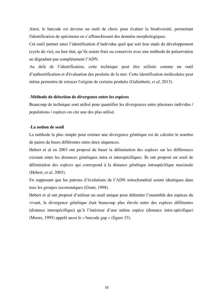 Contribution a la caractérisation systématique et morphologique des poissons :