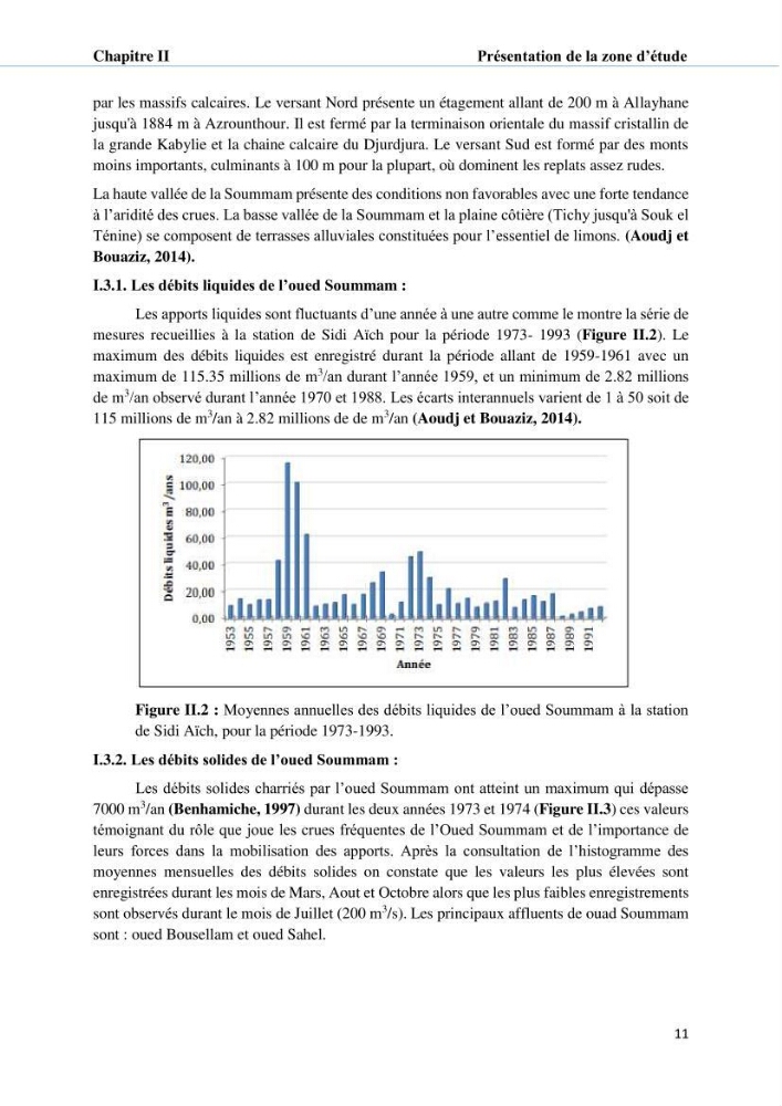 Hydrologie, modélisation hydro-sédimentaire et conception des ouvrages de protection : cas de la baie de Béjaia