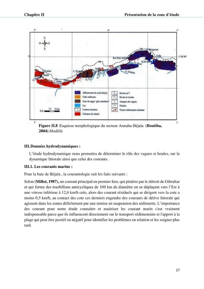 Hydrologie, modélisation hydro-sédimentaire et conception des ouvrages de protection : cas de la baie de Béjaia