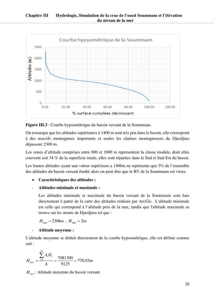 Hydrologie, modélisation hydro-sédimentaire et conception des ouvrages de protection : cas de la baie de Béjaia