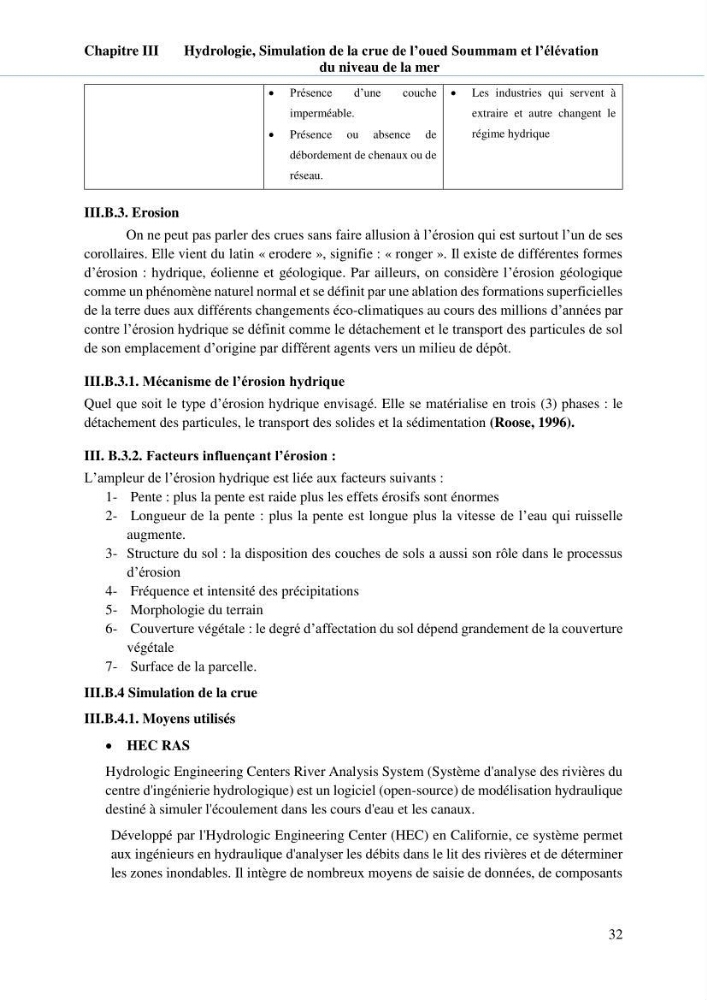 Hydrologie, modélisation hydro-sédimentaire et conception des ouvrages de protection : cas de la baie de Béjaia