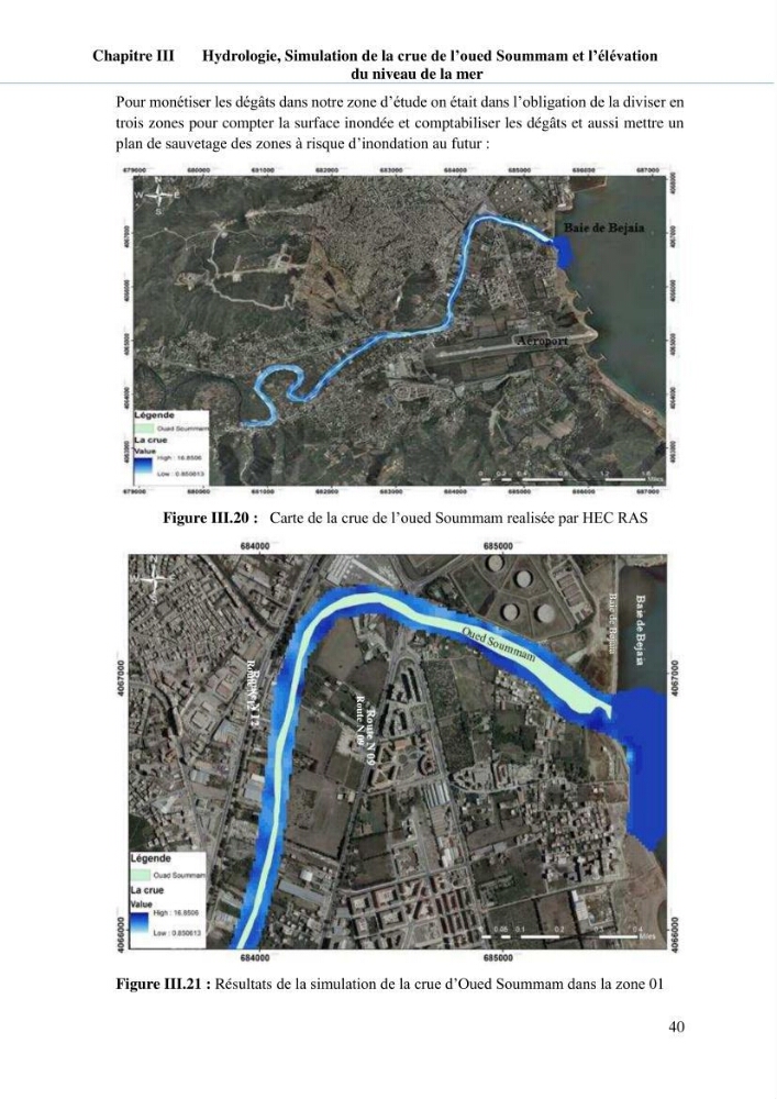 Hydrologie, modélisation hydro-sédimentaire et conception des ouvrages de protection : cas de la baie de Béjaia