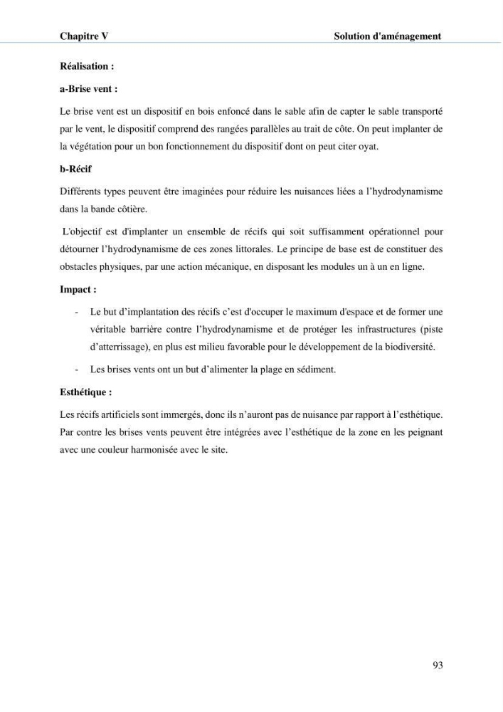 Hydrologie, modélisation hydro-sédimentaire et conception des ouvrages de protection : cas de la baie de Béjaia
