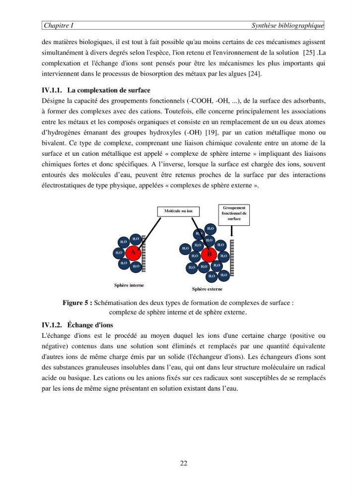 Etude de la rétention de césium en milieu aqueux par un biosorbant