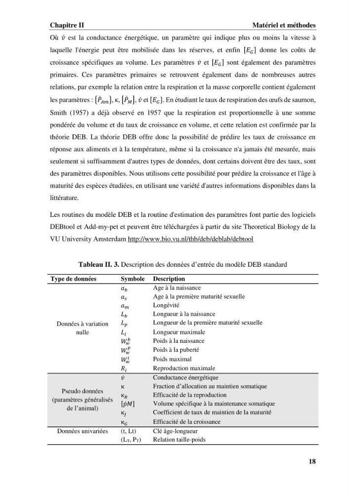 Estimation des paramètres du modèle bioénergétique DEB (Dynamic Energy Budget) pour étudier la croissance et la reproduction de quelques espèces de Sparidae et de Soleidae des côtes algériennes.